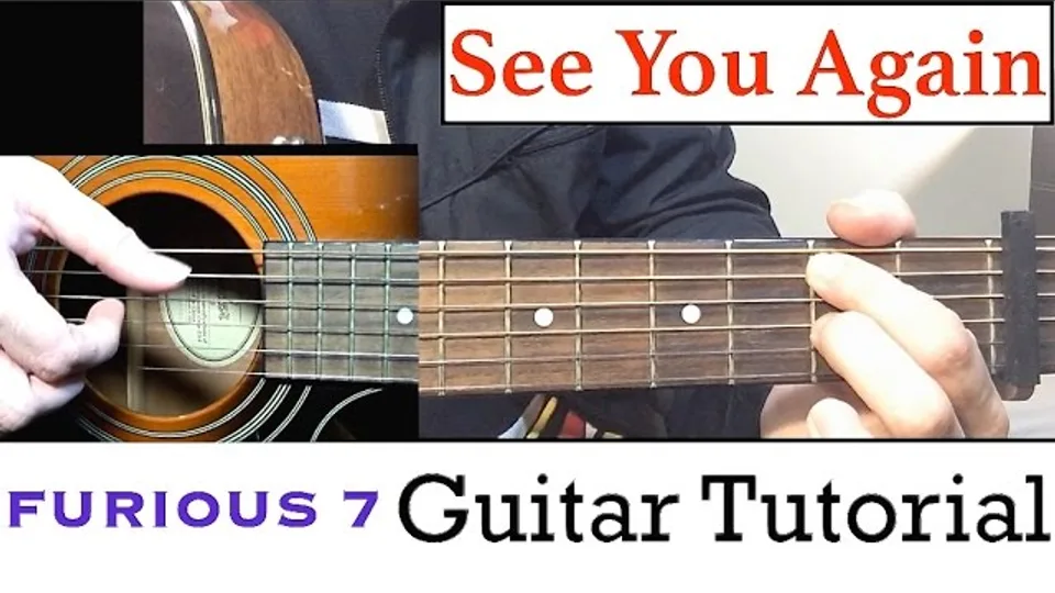 Wiz Khalifa ft. Charlie Puth - See You Again" guitar lesson