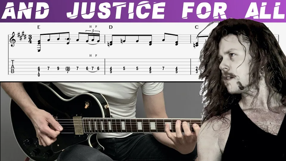 Metallica - AND JUSTICE FOR ALL guitar tab