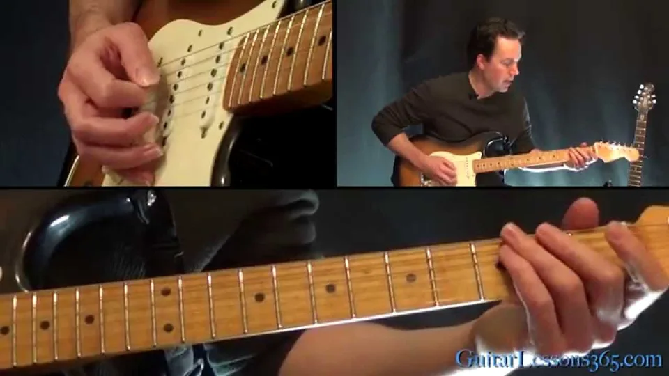Pink Floyd - Run Like Hell guitar lesson