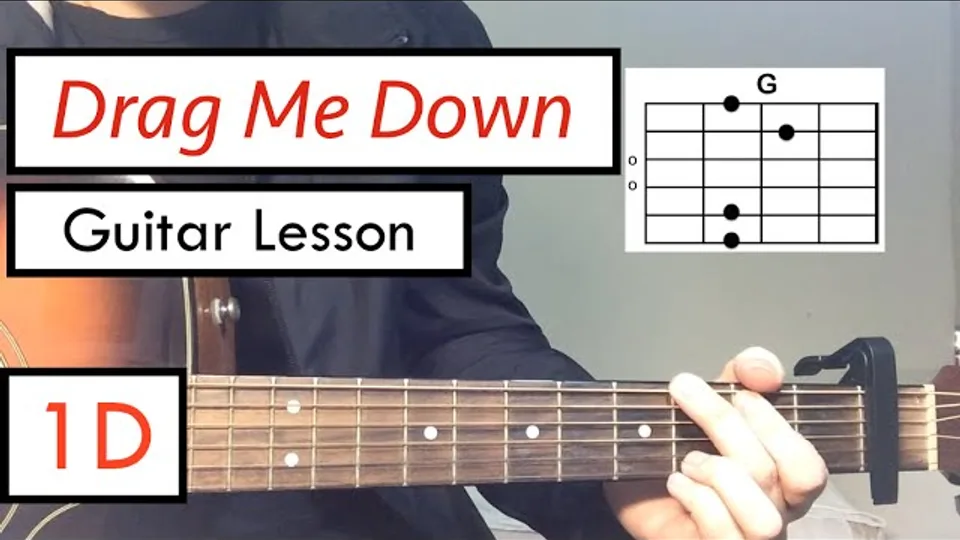 One Direction - Drag Me Down guitar lesson