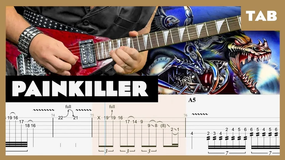 Judas Priest - Painkiller guitar tab