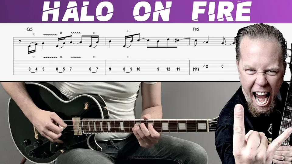 Metallica - HALO ON FIRE guitar tab