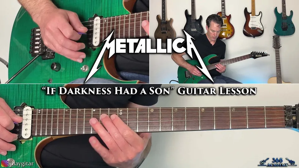 Metallica - If Darkness Had a Son guitar lesson