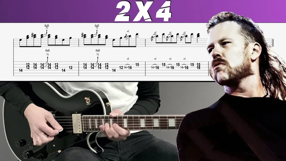 Metallica - 2x4 guitar tab
