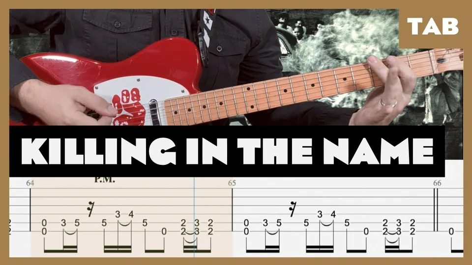 Rage Against the Machine - Killing in the Name guitar tab