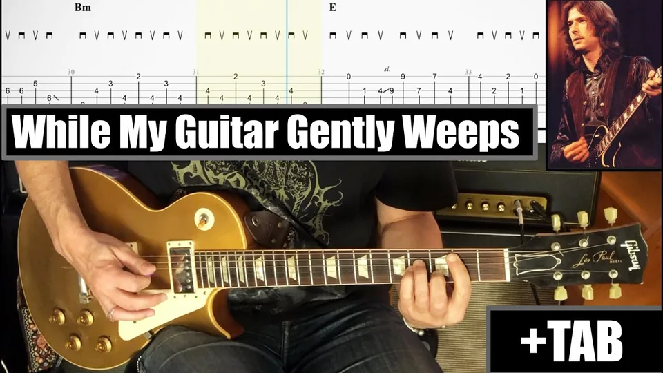 The Beatles - While My Guitar Gently Weeps guitar tab