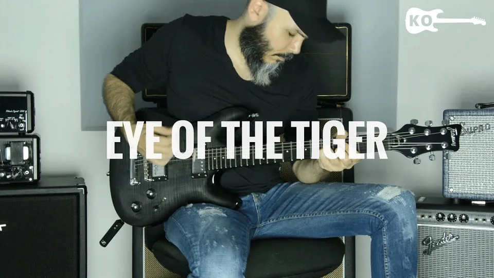 Survivor - Eye of the Tiger guitar cover