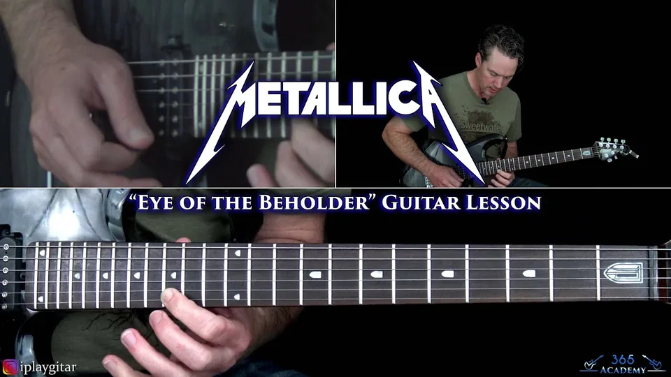 Metallica - Eye of the Beholder guitar lesson
