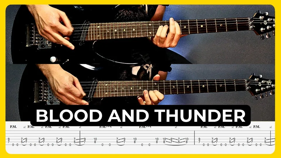 Mastodon - Blood and Thunder guitar tab