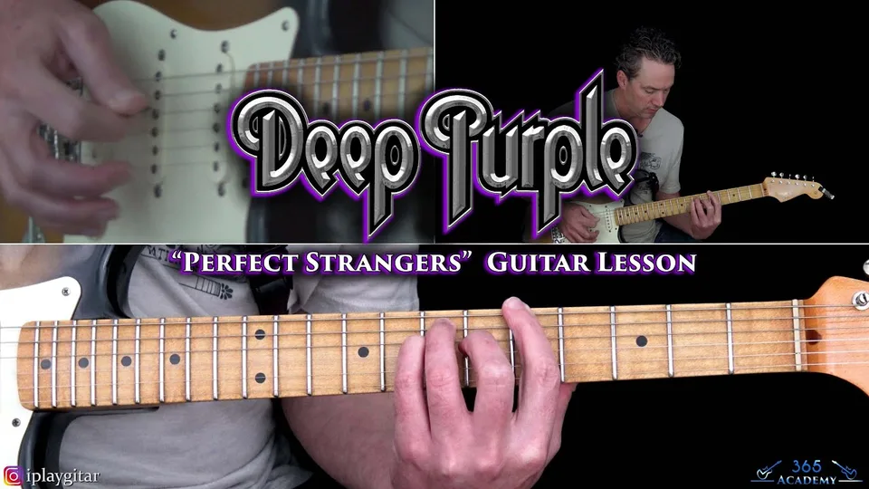 Deep Purple - Perfect Strangers guitar lesson