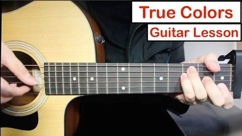 Justin Timberlake - True Colors guitar lesson