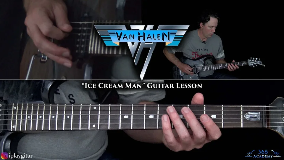 Van Halen - Ice Cream Man guitar lesson