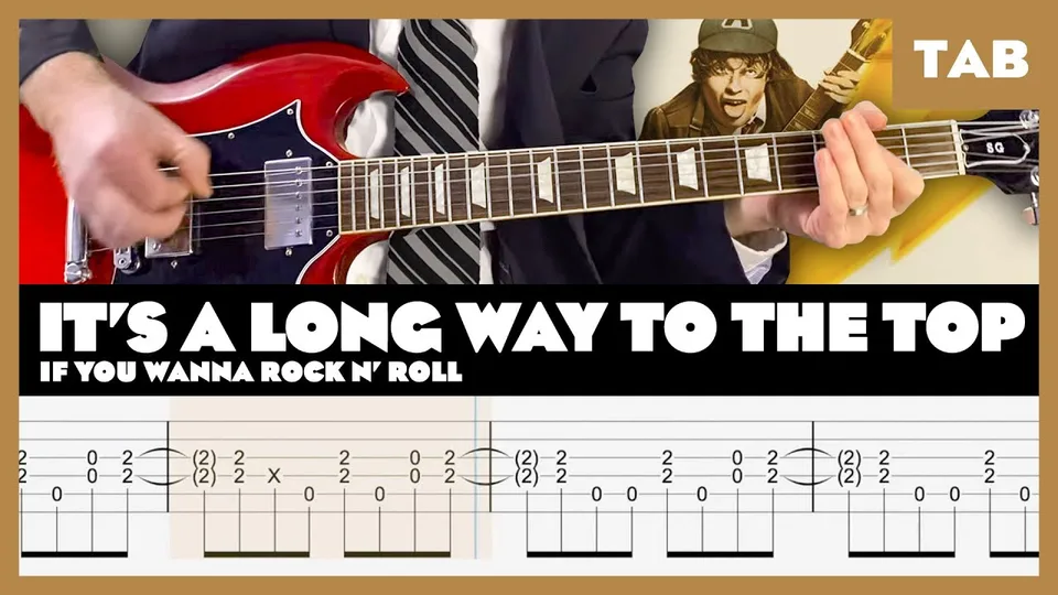 AC/DC - It's a Long Way to The Top guitar tab