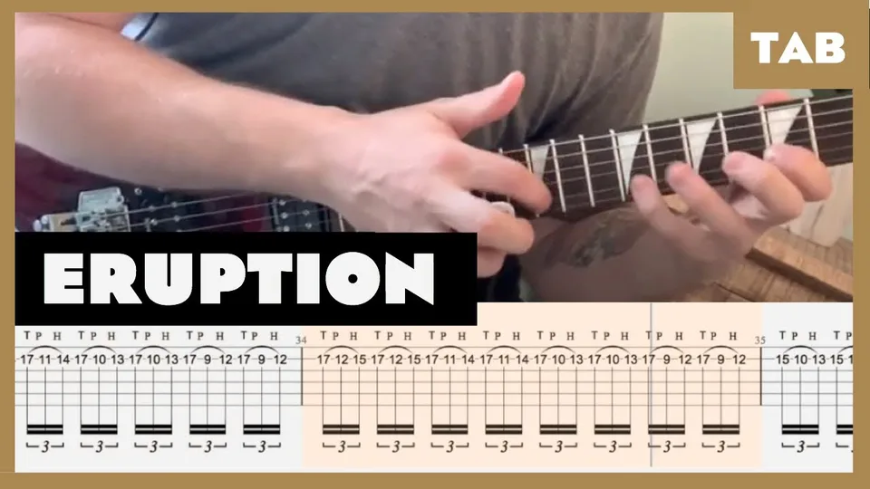 Van Halen - Eruption guitar tab