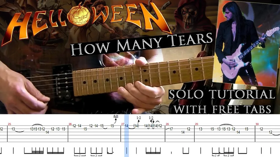 Helloween - How Many Tears guitar tab
