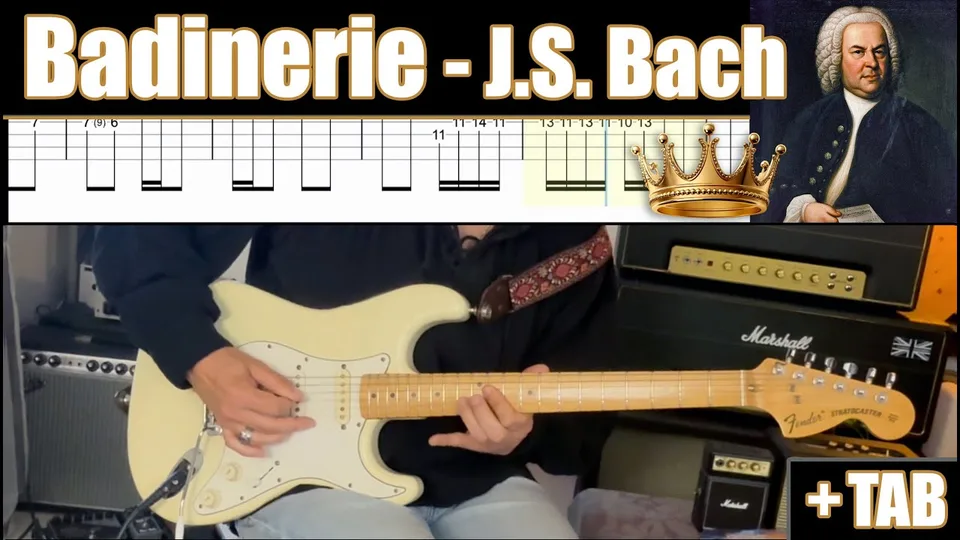 J.S. Bach - Badinerie guitar tab