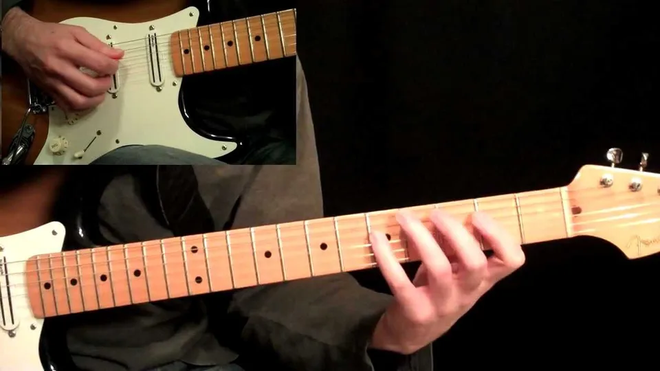 Van Halen - Hot For Teacher - Verse, PreChorus & Chorus guitar lesson