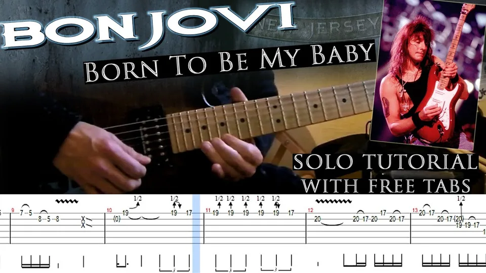 Bon Jovi - Born To Be My Baby guitar tab