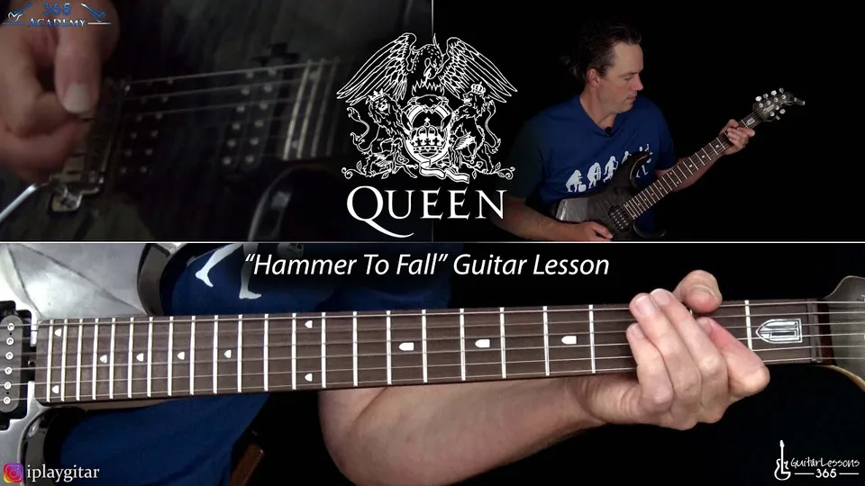 Queen - Hammer To Fall guitar lesson