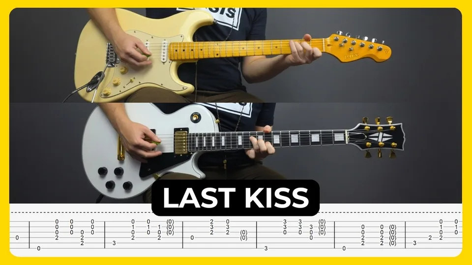 Pearl Jam - Last Kiss guitar tab
