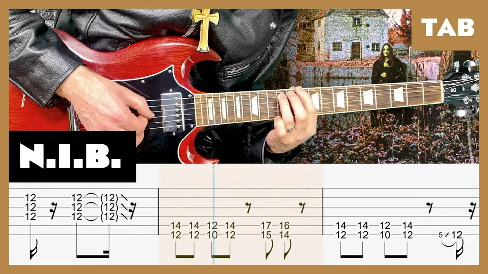 Black Sabbath - N.I.B. guitar tab