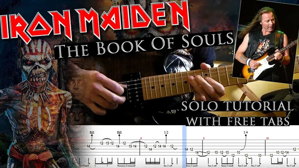 Iron Maiden - The Book Of Souls Dave Murray's guitar tab