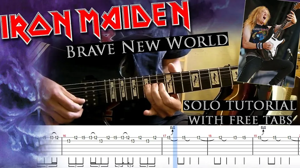 Iron Maiden - Brave New World Janick Gers's guitar tab