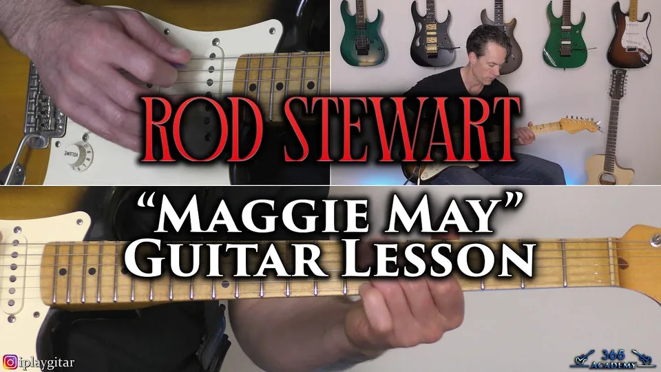 Rod Stewart - Maggie May guitar lesson