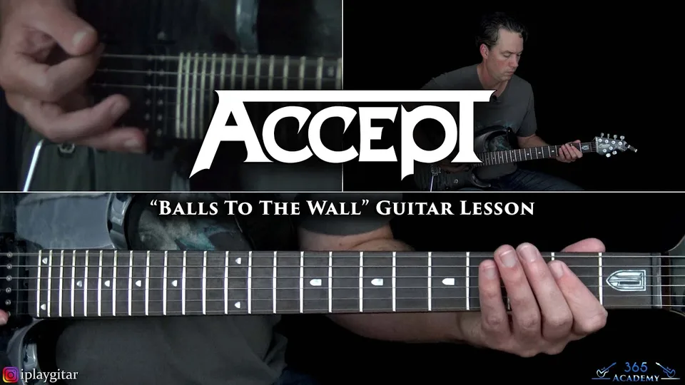 Accept - Balls To The Wall guitar lesson