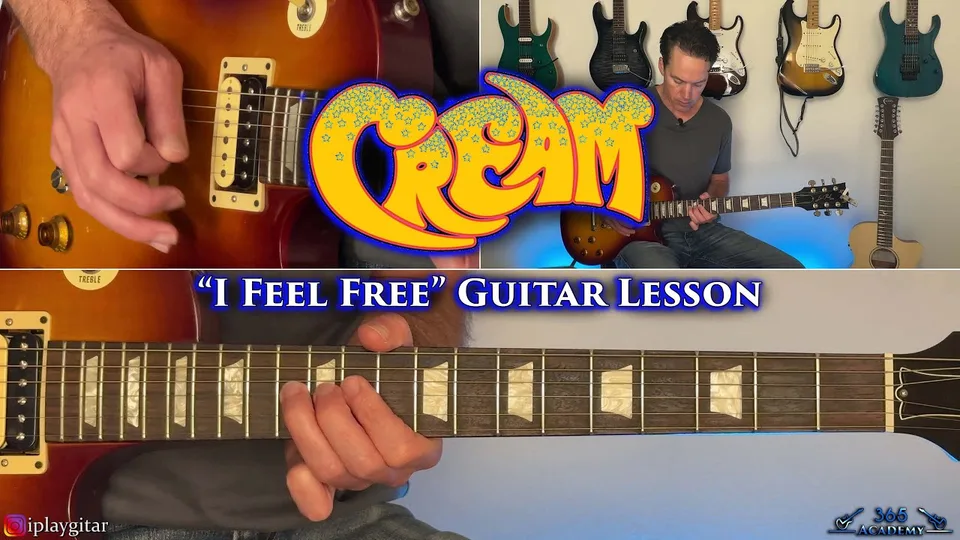 Cream - I Feel Free guitar lesson