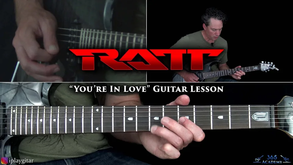 Ratt - You're In Love guitar lesson