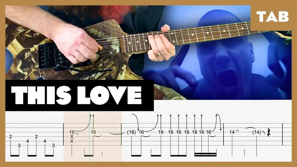 Pantera - This Love guitar tab