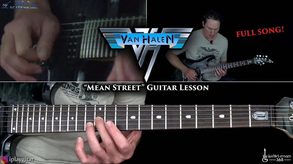 Van Halen - Mean Street guitar lesson