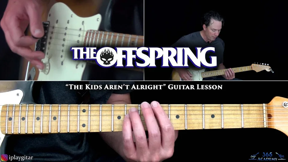 The Offspring - The Kids Aren't Alright guitar lesson