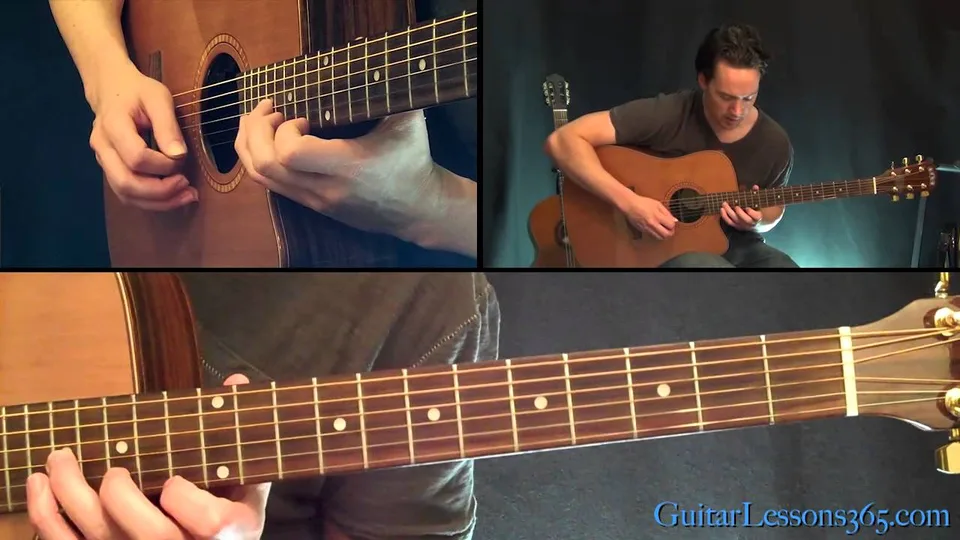 The Beatles - Lucy In The Sky With Diamonds - Acoustic guitar lesson