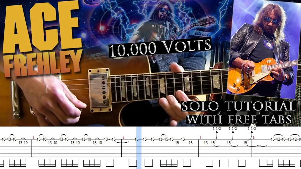 Ace Frehley - 10,000 Volts guitar tab