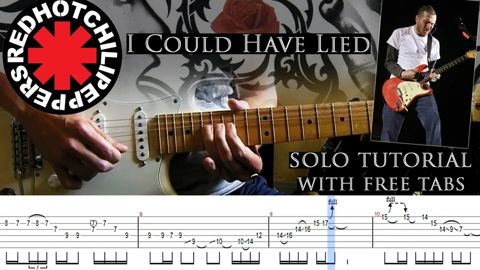 Red Hot Chili Peppers - I Could Have Lied guitar tab