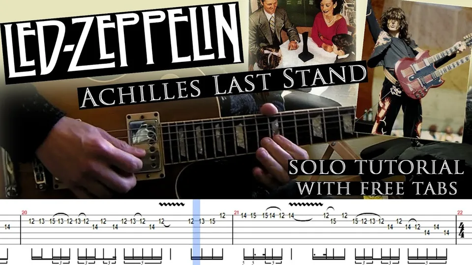 Led Zeppelin - Achilles Last Stand guitar tab