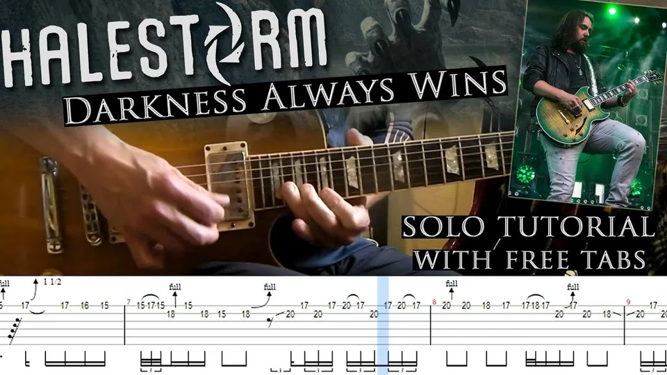 Halestorm - Darkness Always Wins guitar tab