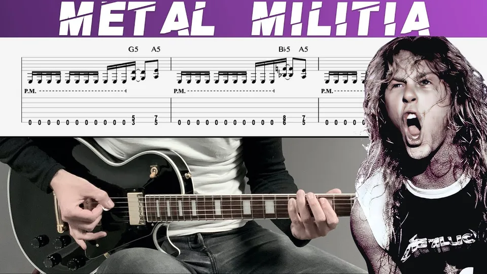 Metallica - METAL MILITIA guitar tab