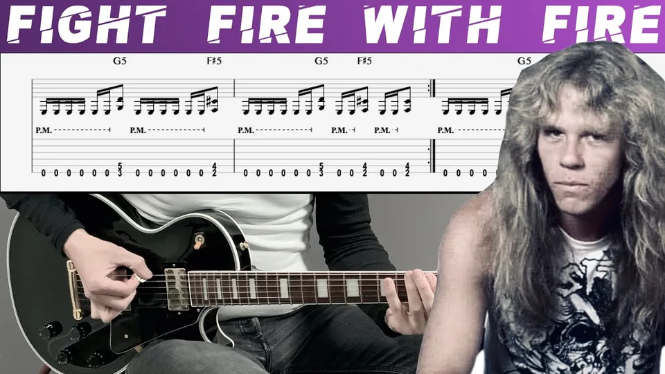 Metallica - FIGHT FIRE WITH FIRE guitar tab