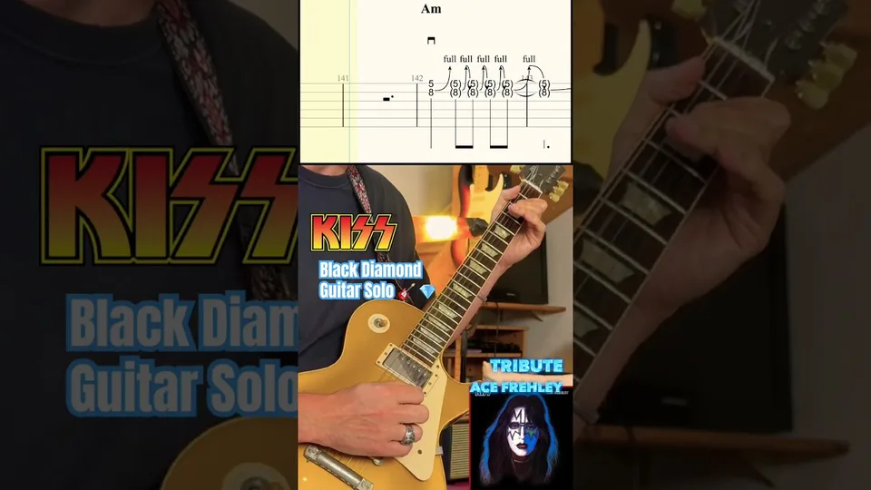 Kiss - Black Diamond guitar tab