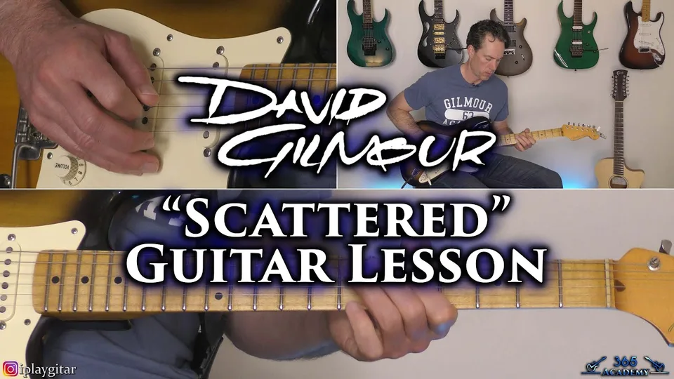 David Gilmour - Scattered guitar lesson
