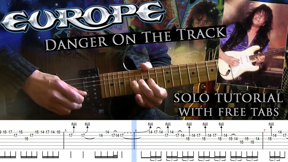 Europe - Danger On The Track guitar tab