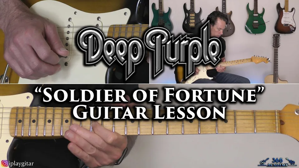 Deep Purple - Soldier of Fortune guitar lesson