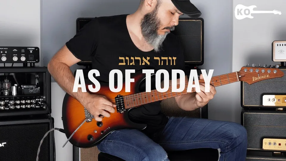 Zohar Argov - As of Today guitar cover