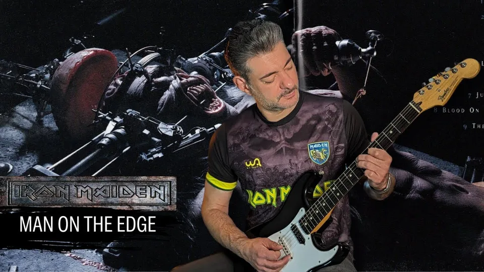 Iron Maiden - Man on the Edge guitar cover