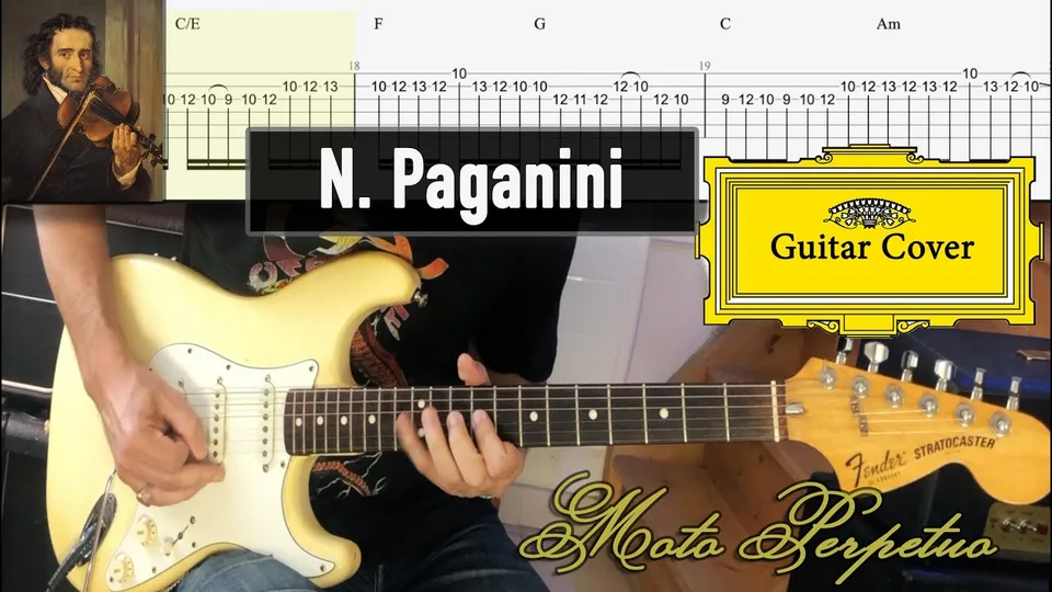 Niccolo Paganini - Moto Perpetuo guitar tab