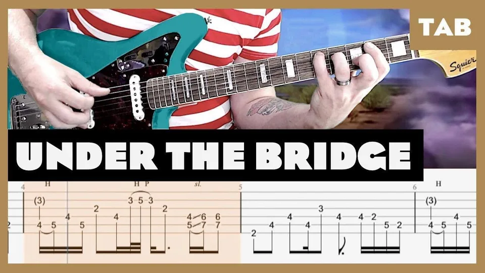 Red Hot Chili Peppers - Under the Bridge guitar tab