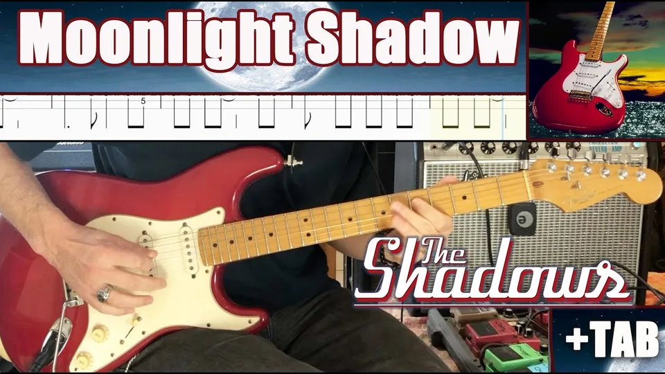 Mike Oldfield - Moonlight Shadow guitar tab